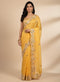 Pita Embroidered Saree in Mustard Tone