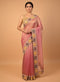 Onion Saree Pearl & Moti Work