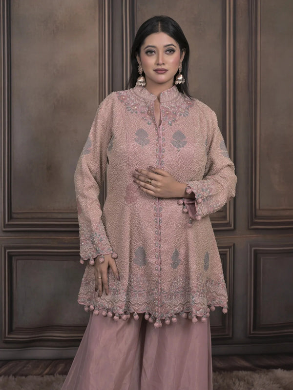 Indo-Western Blazer with Palazzo Set