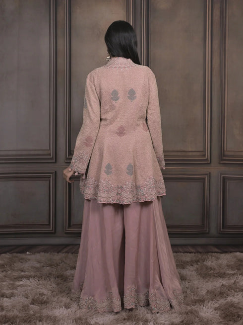 Indo-Western Blazer with Palazzo Set