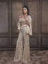 Indo-Western Palazzo Saree Fusion Set