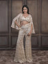 Indo-Western Palazzo Saree Fusion Set