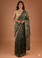 Green Saree Embellished with Intricate Meenakari Detailing