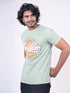 Men Pista Typography Print Casual T-Shirt