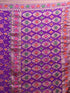 Royal Purple Banarasi Style Woven Saree with Multicolour Motifs & Zari Border
