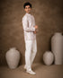 Men's royal purple Jodhpuri suit, a traditional Indian ethnic wear for formal events.