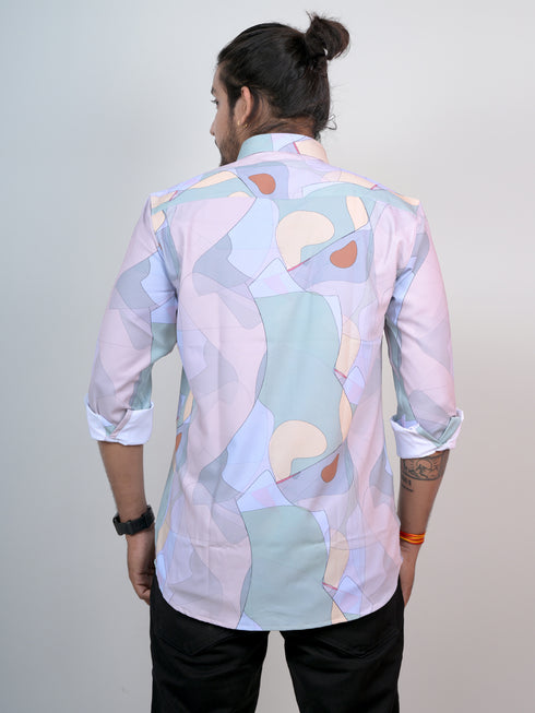 Men Multi Printed Full Shirt