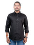 Men Solid Black Formal Shirt