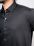 Men Solid Black Formal Shirt
