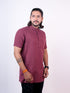 Pure Cotton Marron Kurta