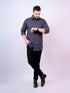 Pontiac Dark Grey Cotton Shirt