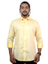 Men Yellow Formal Full Shirt