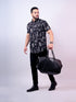 Men Black & White Printed Shirt