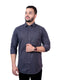 Pontiac Dark Grey Cotton Shirt