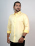 Men Yellow Formal Full Shirt