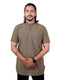 Men Olive Pure Cotton Kurta