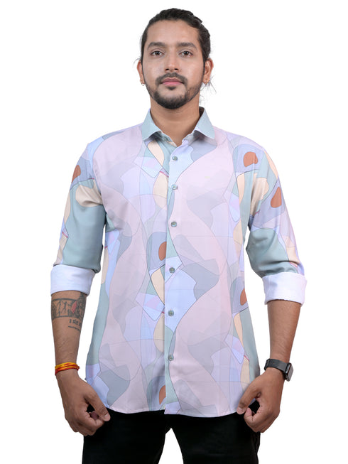 Men Multi Printed Full Shirt