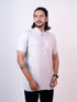 Men Grey Slim Fit Kurta