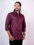Men Maroon Sustainable Formal Shirt