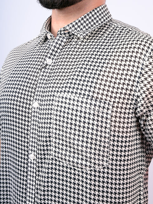 Pontiac Cotton Printed Half Shirt