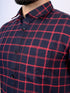 Pontiac Black Checkered Half Shirt
