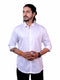 Men White Regular Fit Formal Shirt