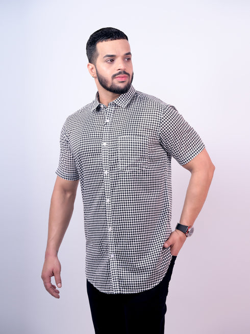 Pontiac Cotton Printed Half Shirt