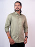 Men Olive Sustainable Formal Shirt