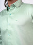 Men Light Green Formal Shirt
