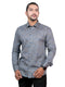 Men Grey Floral Printed Full Shirt