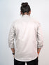 Men Light Grey Formal Full Shirt