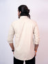 Beige Solid Full Shirt