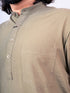 Men Olive Pure Cotton Kurta