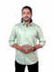 Men Light Green Formal Shirt