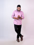 Men Pink Solid Formal Shirt
