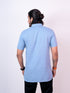 Men Blue Woven Design Kurta