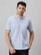 Mens Printed Formal T-Shirt With Half Sleeves And Spread Collar