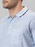 Mens Printed Formal T-Shirt With Half Sleeves And Spread Collar