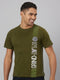 Men Green Printed Sustainable Casual T-Shirt