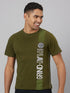Men Green Printed Sustainable Casual T-Shirt