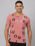 Men Onion Typography Printed Casual T-Shirt