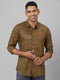 Men Olive Print Sustainable Casual Shirt