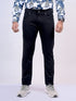 Mens Black Mid Rise Stretchable Casual Jeans