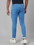 Men Light Blue Slim Fit Tapered Denim Jeans