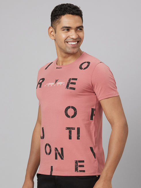Men Onion Typography Printed Casual T-Shirt