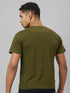 Men Green Printed Sustainable Casual T-Shirt