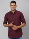 Men Red & Black Checked Sustainable Casual Shirt