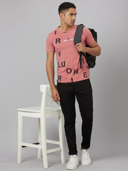 Men Onion Typography Printed Casual T-Shirt