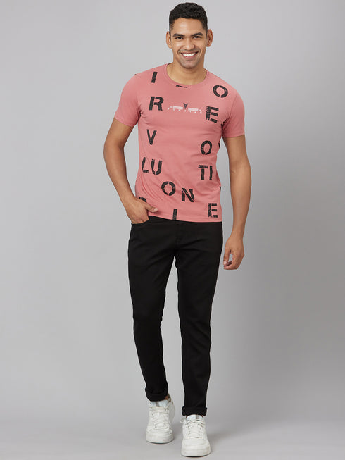 Men Onion Typography Printed Casual T-Shirt