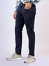 Mens Solid Blue Mid Rise Stretchable Jeans